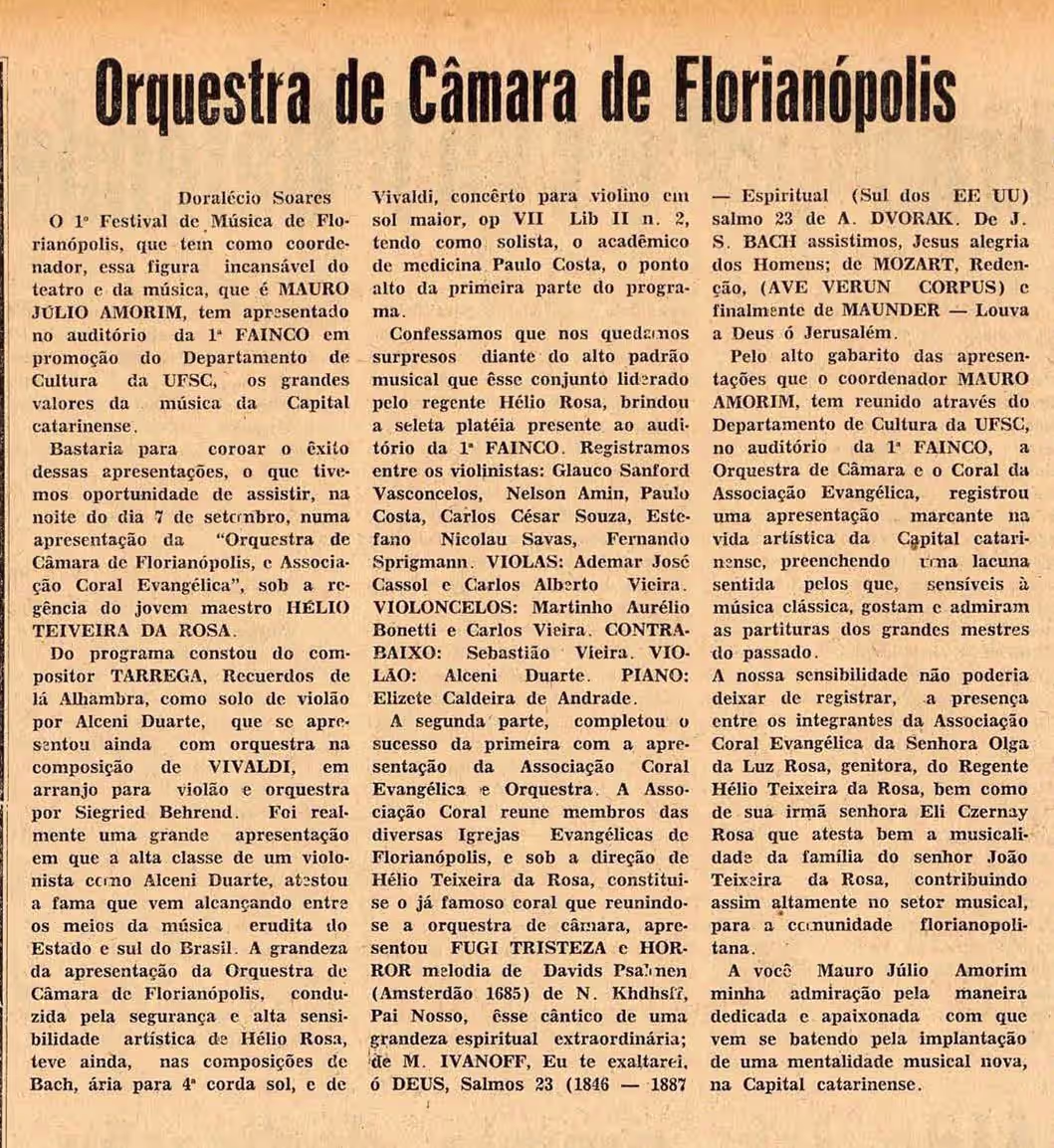 Alceni performing Vivaldi Concertos with the Chamber Orchestra