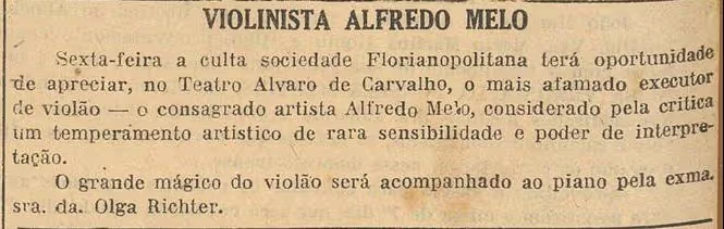 Alfredo Melo, 1949