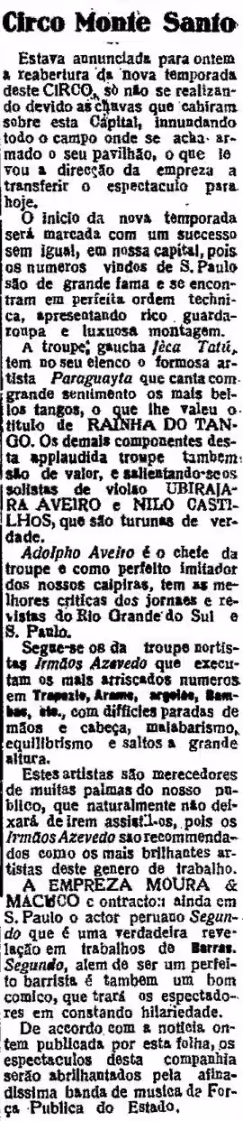 Ubirajara Aveiro and Nilo Castilgos, 1931