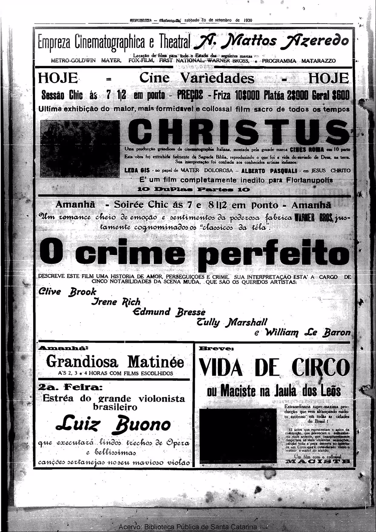Luiz Buono, 1930