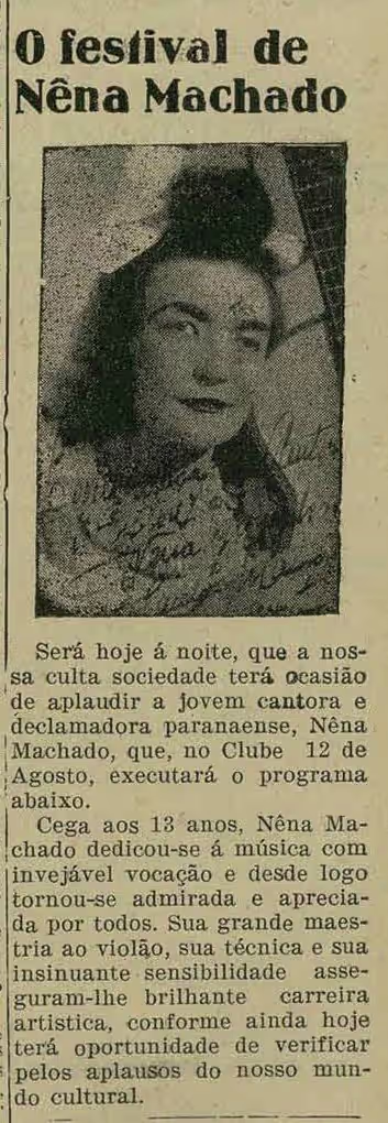 Nena Machado, 1947