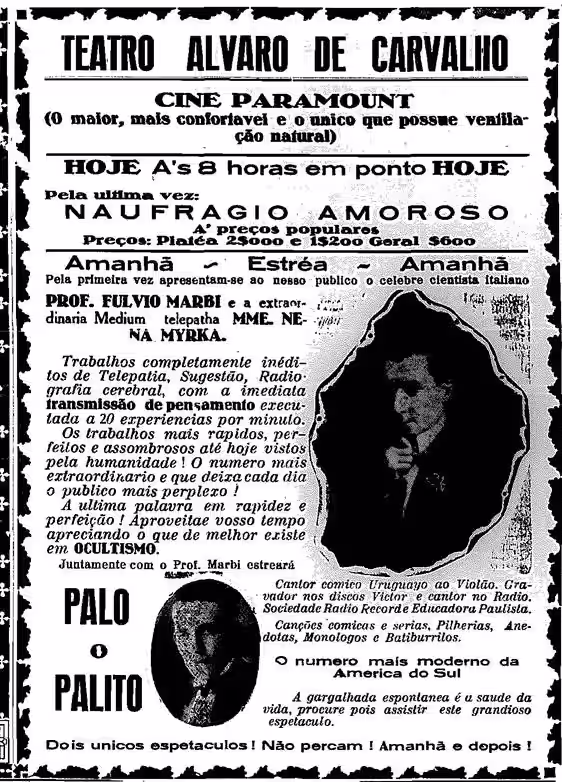 Palo o Palito, 1931