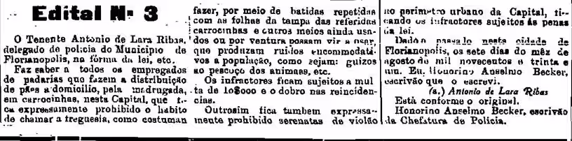 Prohibition of Guitar Serenades, 1931