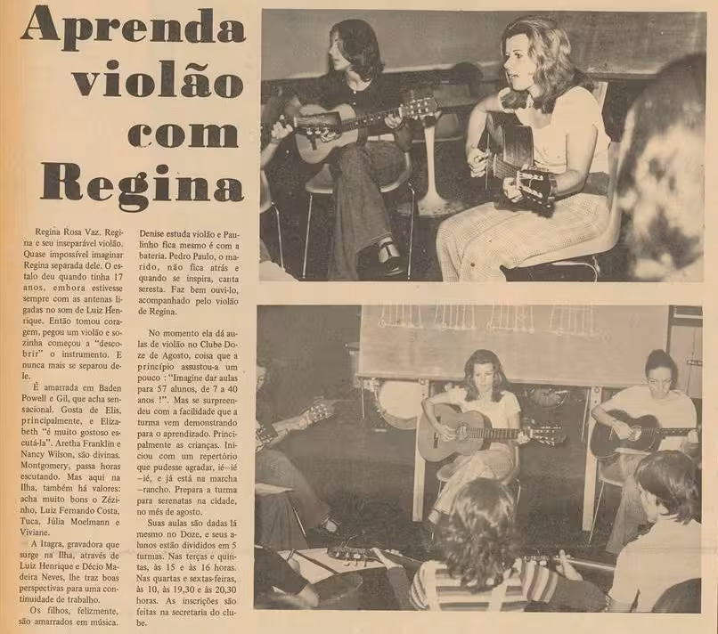 Aprenda Violão com Regina Rosa, 1972